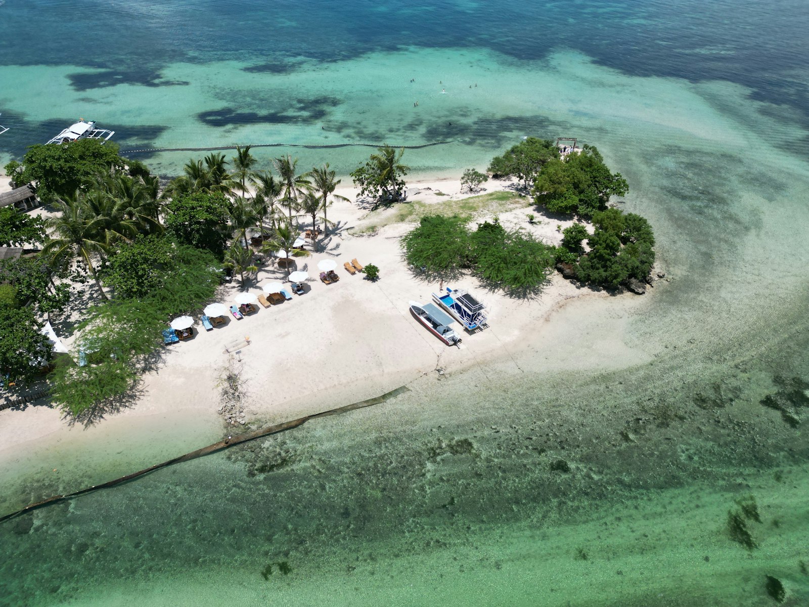 Aerial view of Bantayan Island